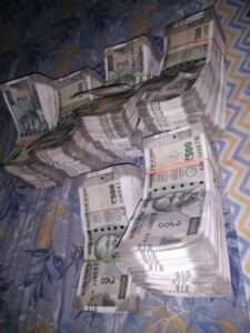 वाहन चैकिंग अभियान में 95 की हज़ार की नकदी जप्त