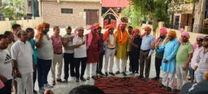 गांधी नगर पार्क में पंचायत सभा का आयोजन,