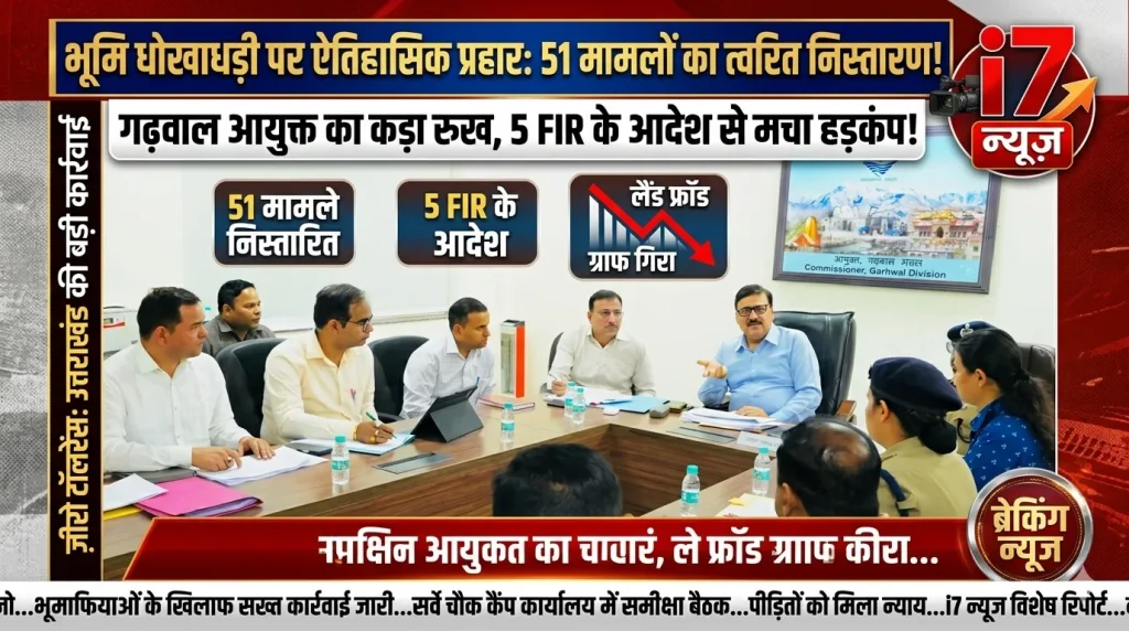 देहरादून: भूमि धोखाधड़ी पर सख्ती, 51 मामलों का निस्तारण—प्रशासन की बड़ी कार्रवाई से बढ़ा भरोसा