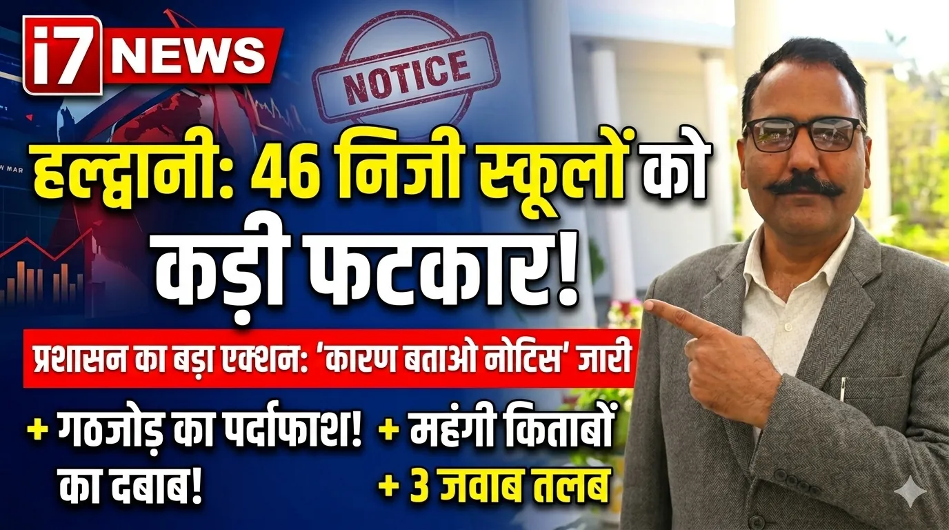 अब नहीं चलेगी मनमानी: DM की सख्ती से हल्द्वानी में शिक्षा माफिया पर बड़ी चोट, 46 स्कूलों को नोटिस