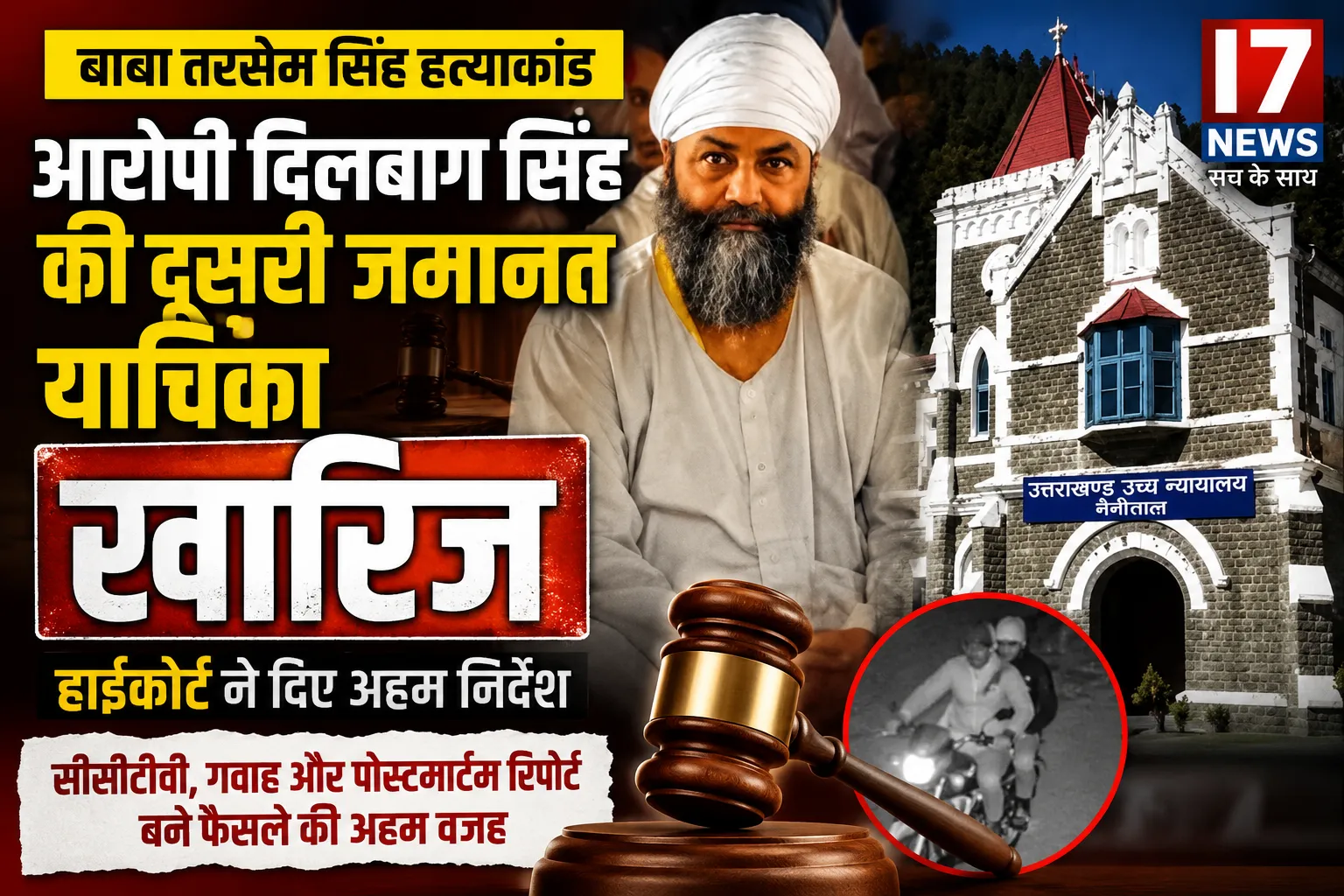 बाबा तरसेम सिंह हत्याकांड: आरोपी दिलबाग सिंह की दूसरी जमानत याचिका हाईकोर्ट ने की खारिज