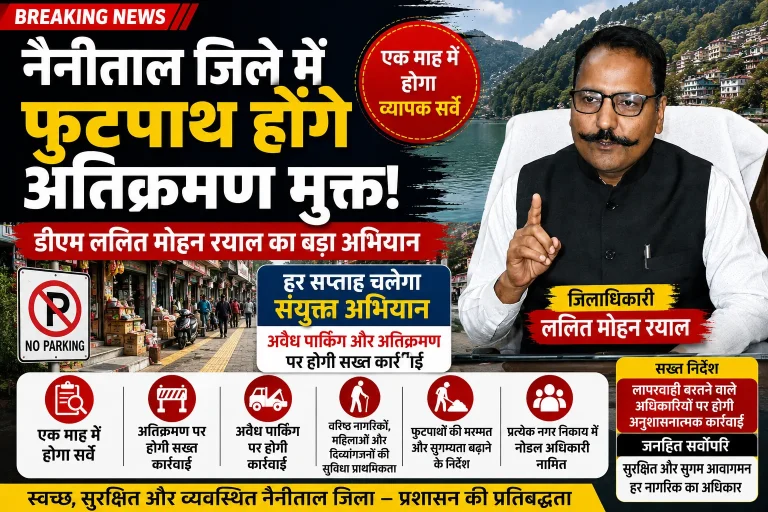 एक माह में होगा सर्वे, हर सप्ताह चलेगा संयुक्त अभियान, अवैध पार्किंग और अतिक्रमण पर होगी सख्त कार्रवाई