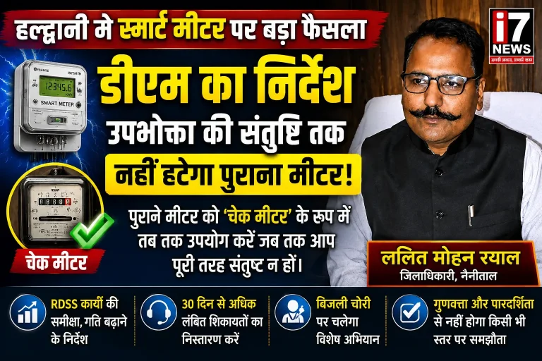 स्मार्ट मीटर पर डीएम का बड़ा फैसला उपभोक्ता की संतुष्टि तक नहीं हटेगा पुराना मीटर चेक मीटर के रूप में रहेगा चालू